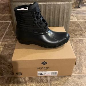 Sperry Saltwater Puff Nylon Black